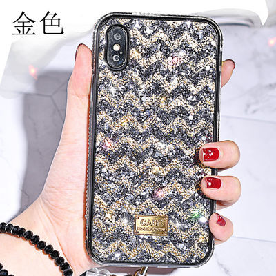 Bling Glitter 紫陽花 パール ダイヤモンド 電話ケース iPhone 14 13 Pro Xs Max 12 11 XR ソフトTP