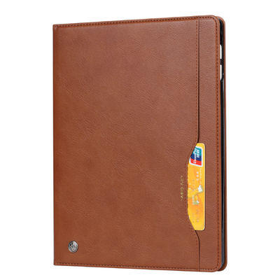 OEM/ODMの革Ipadの電話箱の防塵耐震性の贅沢な本物