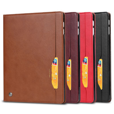 OEM/ODMの革Ipadの電話箱の防塵耐震性の贅沢な本物