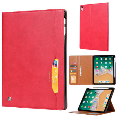 OEM/ODMの革Ipadの電話箱の防塵耐震性の贅沢な本物