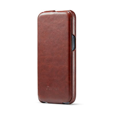 絶妙で贅沢な本革の電話箱OEM Iphone 14の磁気例