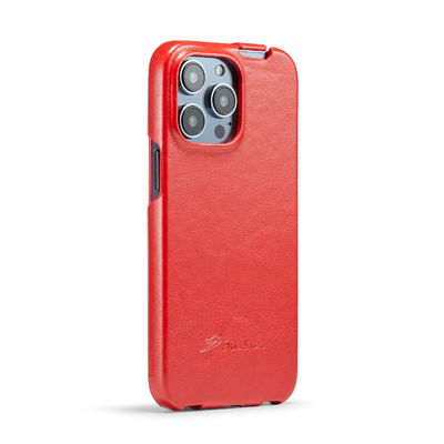 絶妙で贅沢な本革の電話箱OEM Iphone 14の磁気例
