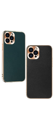 本革の電話箱の贅沢な革Iphoneの札入れの箱