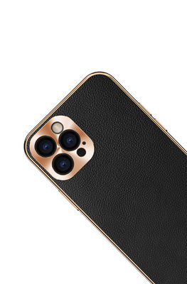 本革の電話箱の贅沢な革Iphoneの札入れの箱