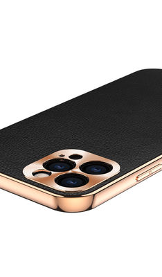 本革の電話箱の贅沢な革Iphoneの札入れの箱