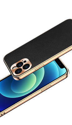 本革の電話箱の贅沢な革Iphoneの札入れの箱