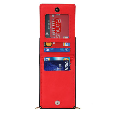 贅沢な革電話箱の本革Iphoneの札入れの箱