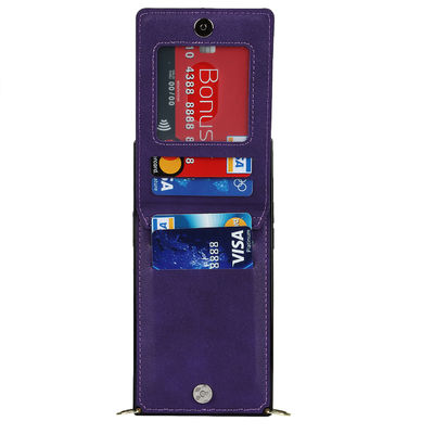 贅沢な革電話箱の本革Iphoneの札入れの箱