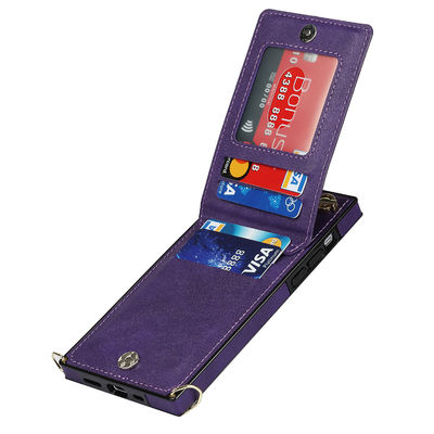 贅沢な革電話箱の本革Iphoneの札入れの箱