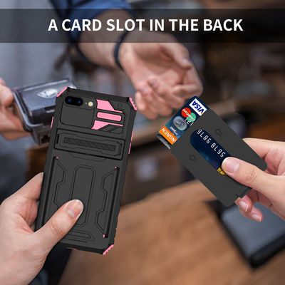 iPhone 7レザーの電話箱の革札入れの電話箱のIphoneの革