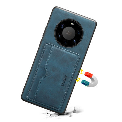 本物のMagsafeの革帯出登録者多機能PUカード袋