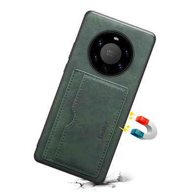 本物のMagsafeの革帯出登録者多機能PUカード袋