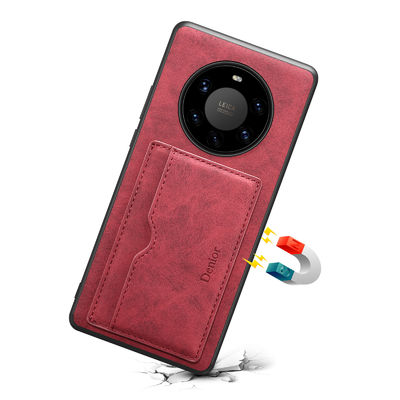本物のMagsafeの革帯出登録者多機能PUカード袋