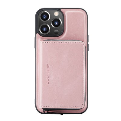 継ぎ目が無いIphone 12/Iphone 13の革電話箱の多機能のIphone 14の場合
