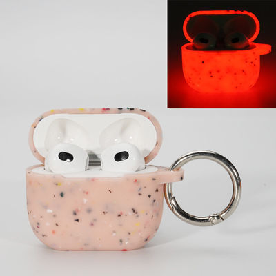 無害なヘッドホーンの箱カバー プロ明るいシリコーンの箱Airpods