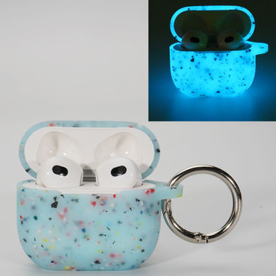 無害なヘッドホーンの箱カバー プロ明るいシリコーンの箱Airpods