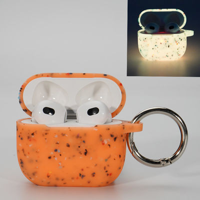 無害なヘッドホーンの箱カバー プロ明るいシリコーンの箱Airpods