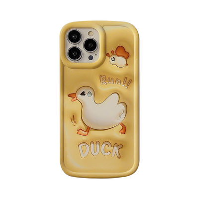 ステレオ 3D Fun Duck アップル 携帯ケース iPhone 11 12 14 13 14pro マックス 全パッケージ